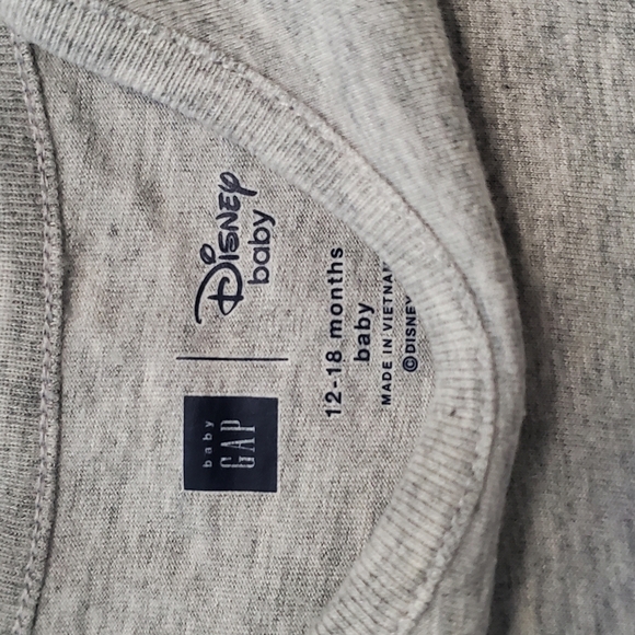 Gap KIDS Disney Minnie Mouse Gray Onesie - Picture 3 of 3